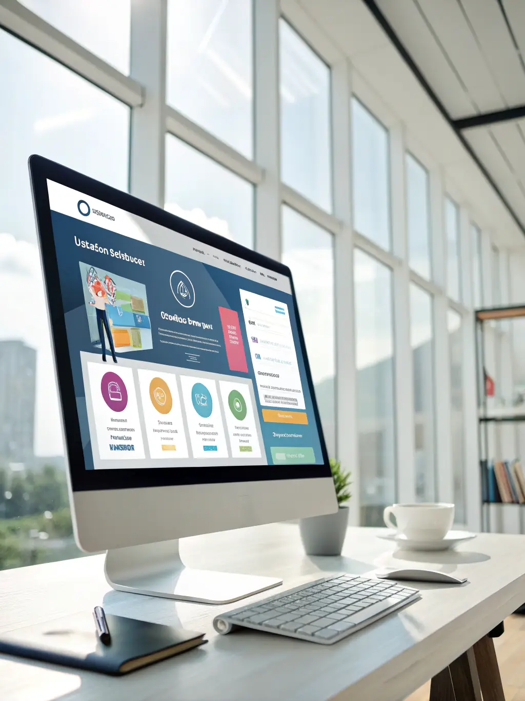 A digital illustration of the Talent Application Portal interface, showcasing its user-friendly design and accessibility.