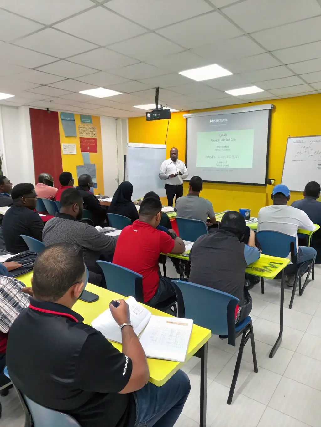 An image showcasing a diverse group of professionals engaged in a collaborative onboarding session, representing Nexora Pflege's Seamless Onboarding Service.
